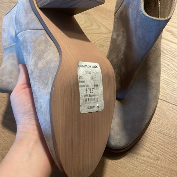 Women's Splendid Suede Ankle Boots - Picture 5 of 8